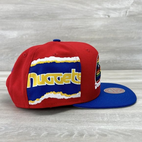 Denver Nuggets Mitchell & Ness NBA Jumbotron Snapback HWC Hardwood Classics Hat - Picture 2 of 12